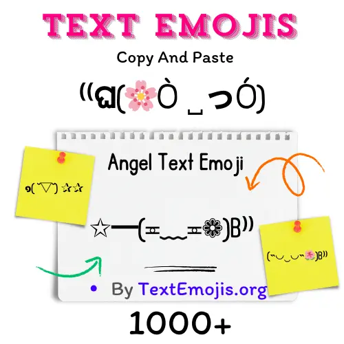 110 +Angel Text Emoji ⁽⁽ଘ(🌸ò ˽っó)