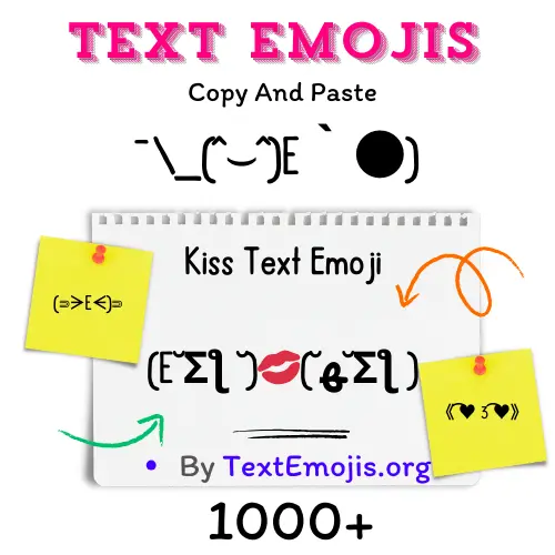 110+ Kiss Text Emoji ¯\_(ˆ⌣ˆ)ε｀●)