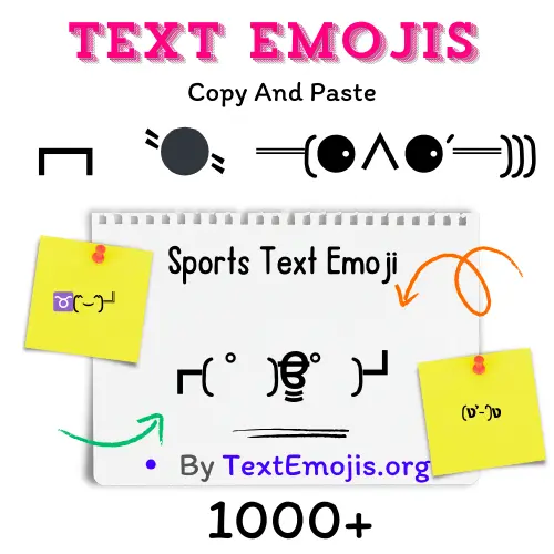 110+ Sports Text Emoji ┏( ゜)ਊ゜)┛